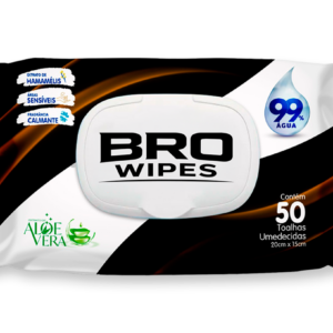 BRO Wipes Premium - Lenço Umedecido Adulto 50un